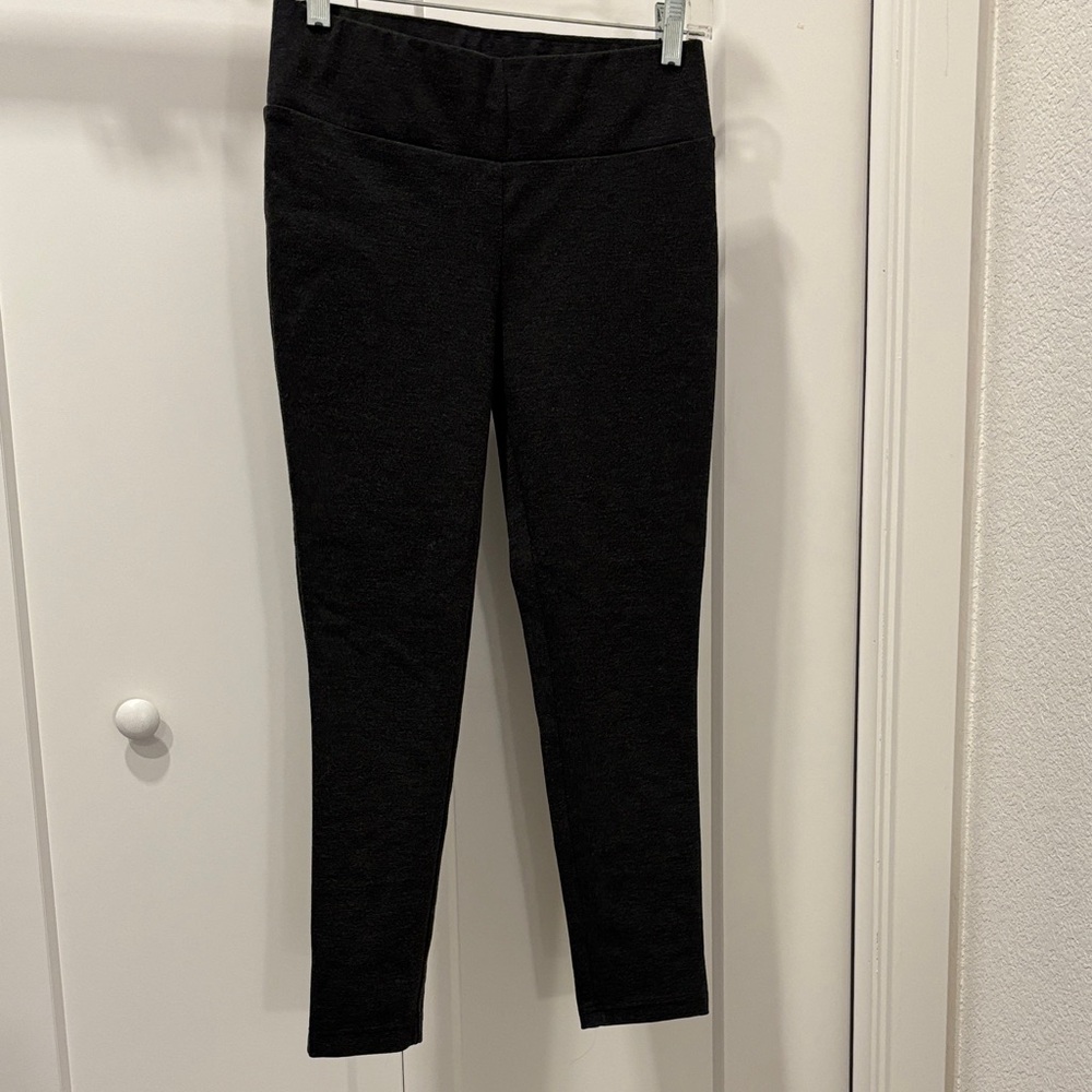 INC International Concepts Black Leggings Sleek Slim-Fit